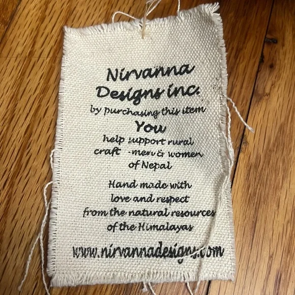 Nirvana Designs Knit Made In Nepal Winter Hat Charcoal Gray - Picture 5 of 5